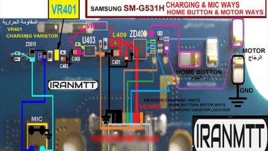 مسیر شارژ/میکروفن/ویبره/کلید هوم سامسونگ Grand Prime G531h