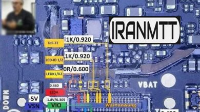 مسیر بک لایت ال سی دی Redmi 9