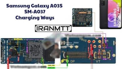 مسیر شارژ سامسونگ A03S A037