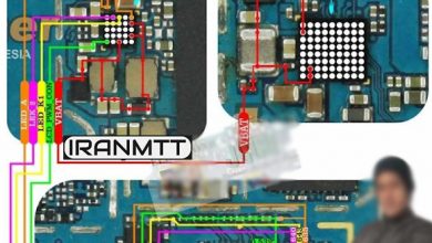 مسیر بک لایت سامسونگ A10E A102U