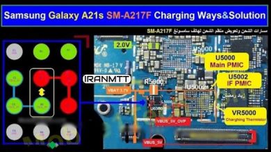 مسیر شارژ سامسونگ A21S A217F