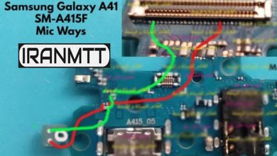 مسیر میکروفن سامسونگ A41 A415F