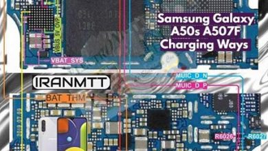مسیر شارژ سامسونگ A50S A507