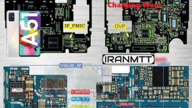 مسیر شارژ سامسونگ A51 A515