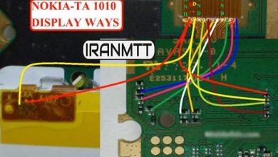 مسیر ال سی دی و بک لایت Nokia 105 TA-1010