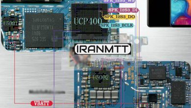 مسیر میکروفن سامسونگ A20 A205F