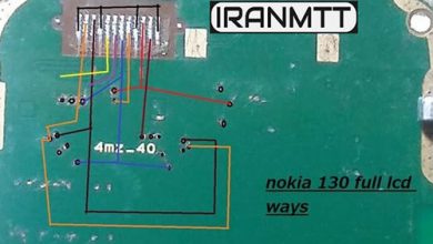 مسیر ال سی دی nokia 130 TA-1017