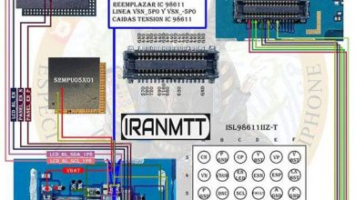 مسیر بک لایت J7 Prime G610M