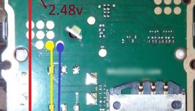 مسیر شارژ و یو اس بی Nokia 105 RM-1134