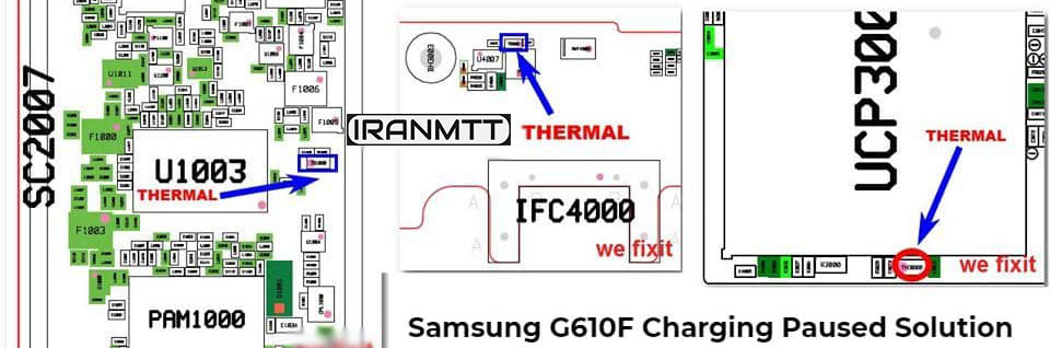 مشکل شارژ J7 Prime G610F