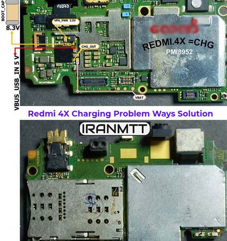 مشکل شارژ Redmi 4X
