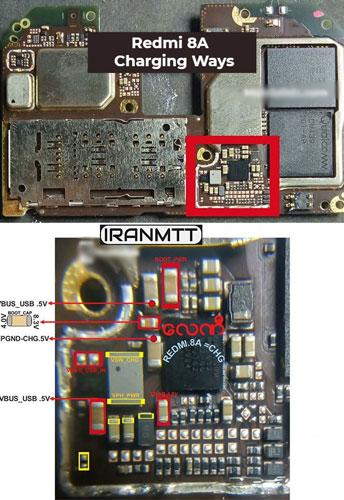 مشکل شارژ Redmi 8A