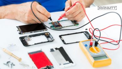 عیب یابی قطعات گوشی با مولتی متر