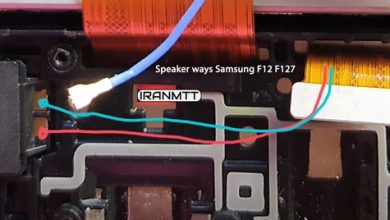 مسیر اسپیکر Samsung F12