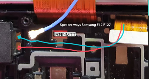 مسیر اسپیکر Samsung F12