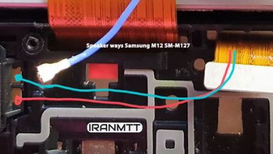 مسیر اسپیکر Samsung M12