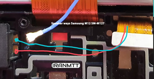 مسیر اسپیکر Samsung M12