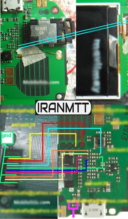 مسیر ال سی دی Nokia C1-01