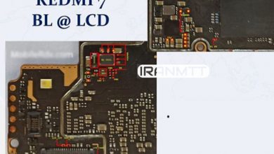 مسیر بک لایت Redmi 7