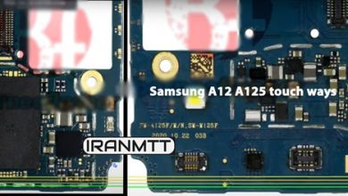 مسیر تاچ Samsung A12