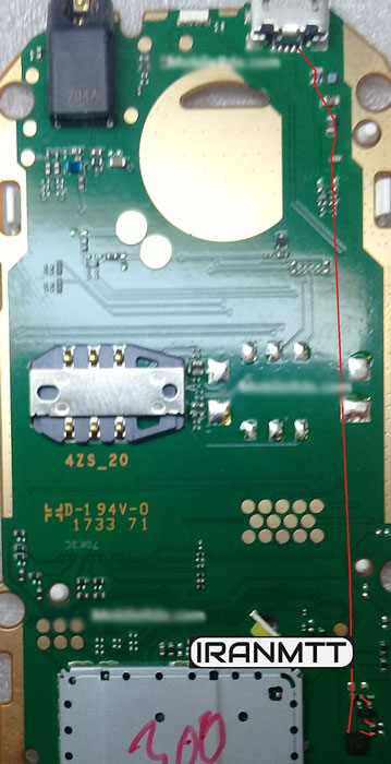 مسیر شارژ Nokia 105 TA-1010