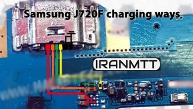 مسیر شارژ Samsung J720F