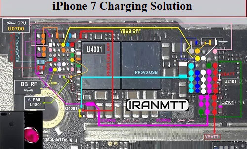 مسیر شارژ iPhone 7