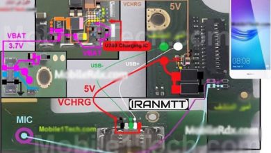 مسیر میکروفن Huawei Y3 2017