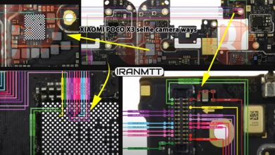 مسیر دوربین سلفی POCO X3