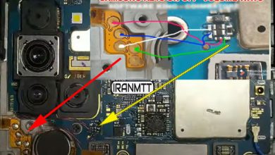 مسیر کلید Samsung A21S