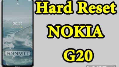 هارد ریست گوشی Nokia G20
