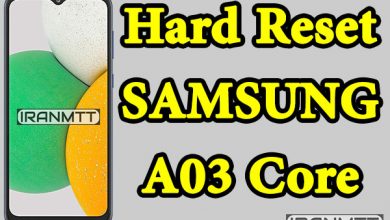 هارد ریست سامسونگ A03 Core