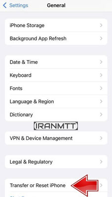 Recovery mode APPLE IPHONE 13 PRO هارد ریست آیفون 13 Pro