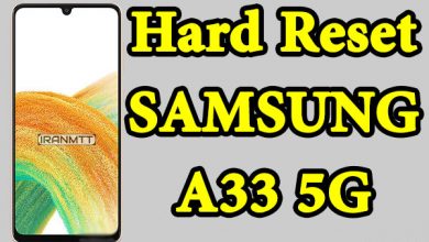 هارد ریست سامسونگ A33 5G