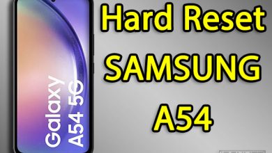 هارد ریست سامسونگ A54