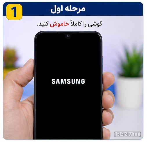 آموزش هارد ریست سامسونگ A15 ریست فکتوری طریق Recovery Mode